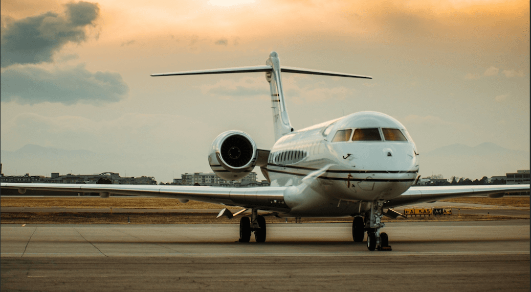 Private Jet Exterior